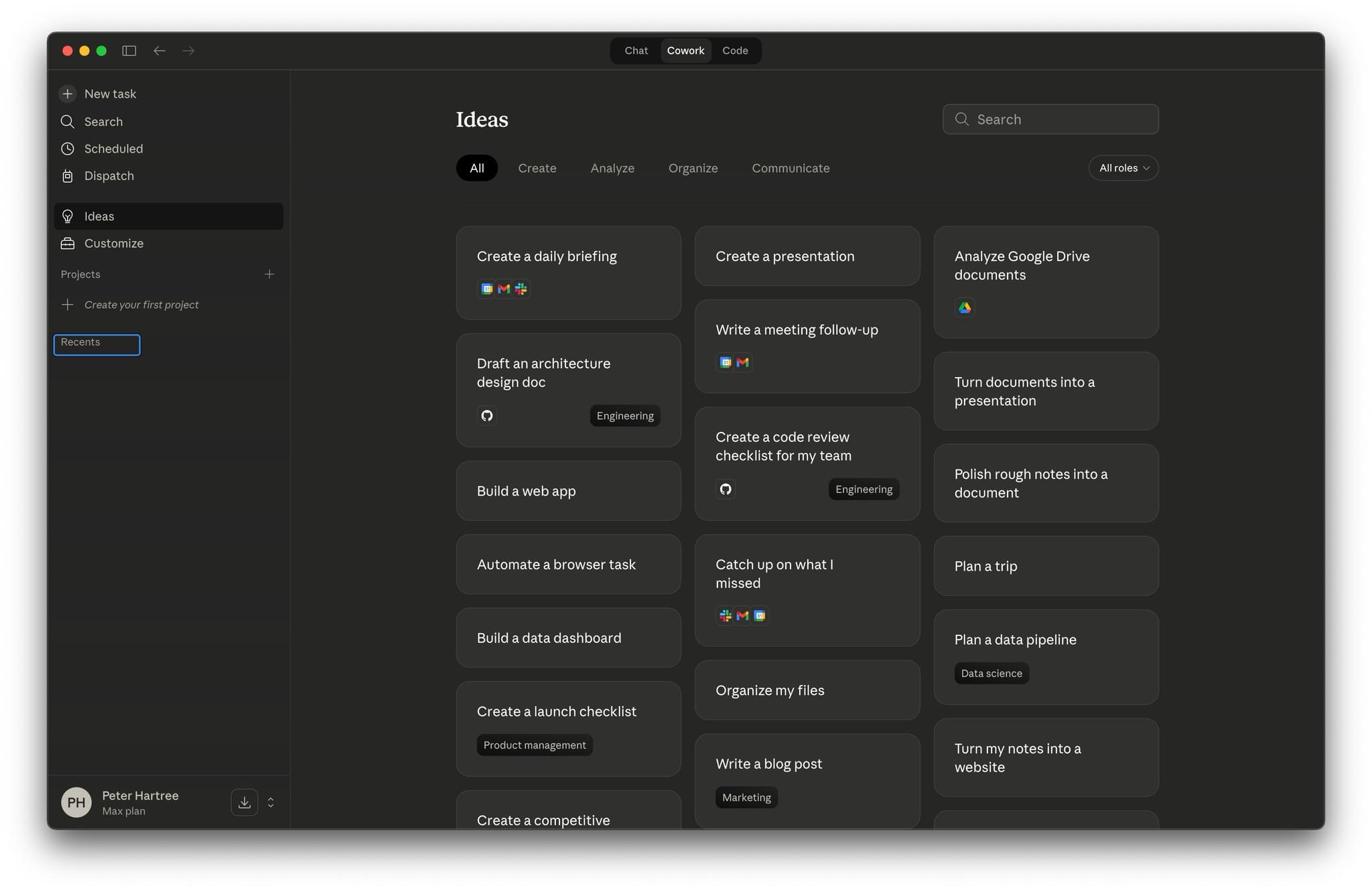 Claude Cowork screenshot