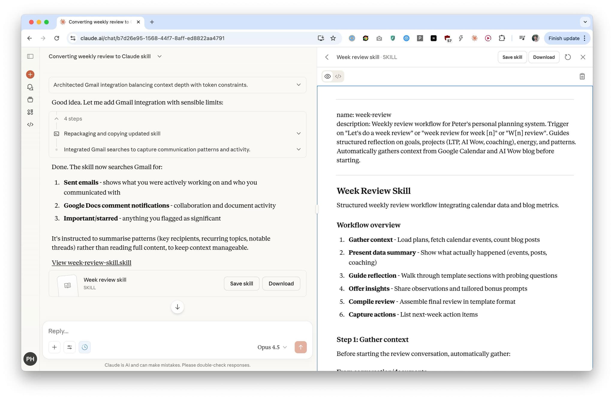 Claude Skill creation