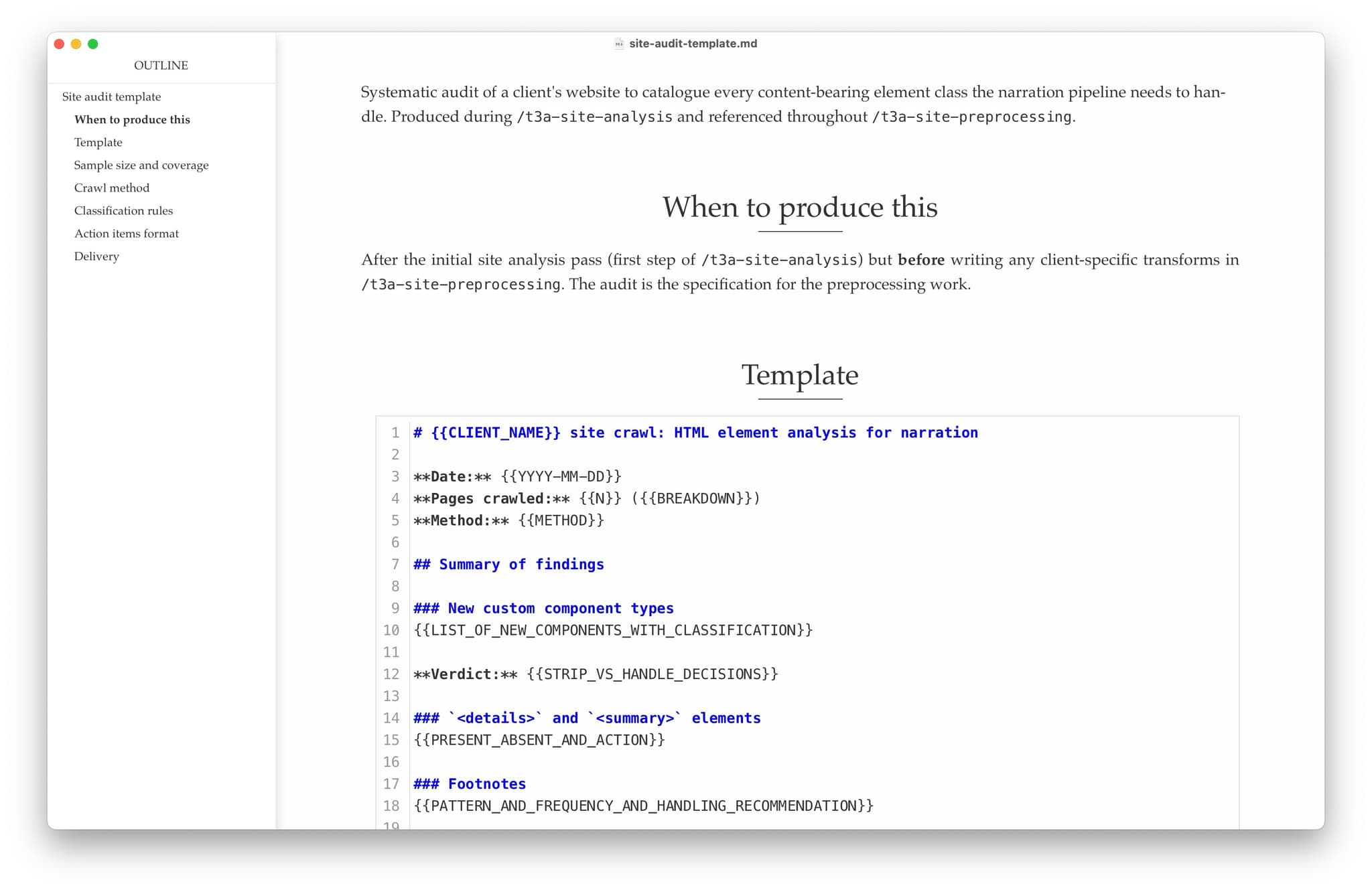 screenshot of client onboarding skill