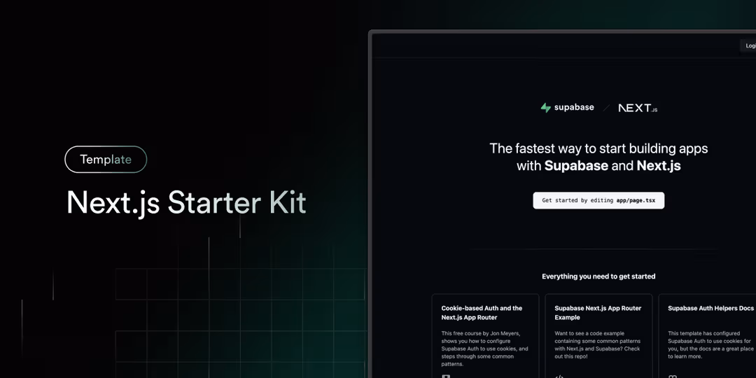 Vercel Supabase starter